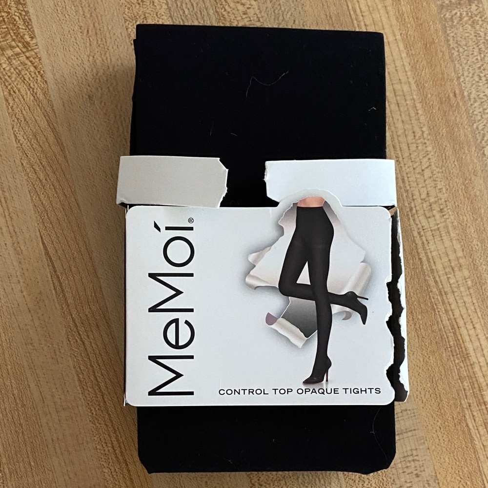 MeMoí Control Top Opaque Tights size L/XL, ONLY ONE PAIR